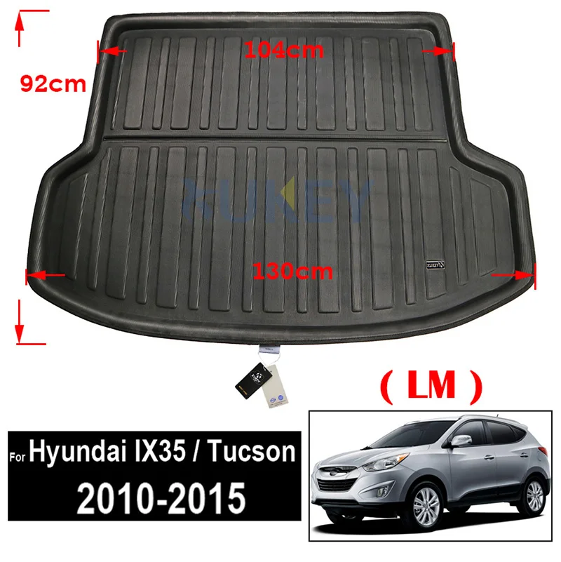 XUKEY поддон багажника для hyundai I35 Elantra Avante AD Sonata IX35 Tucson Santa Fe DM 2010- с учетом заднего багажника