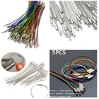 510 шт. Винтовой замок из нержавеющей стали, трос для ключей, держатель для ключей, брелок, кольца для ключей, трос для походов на открытом воздухе