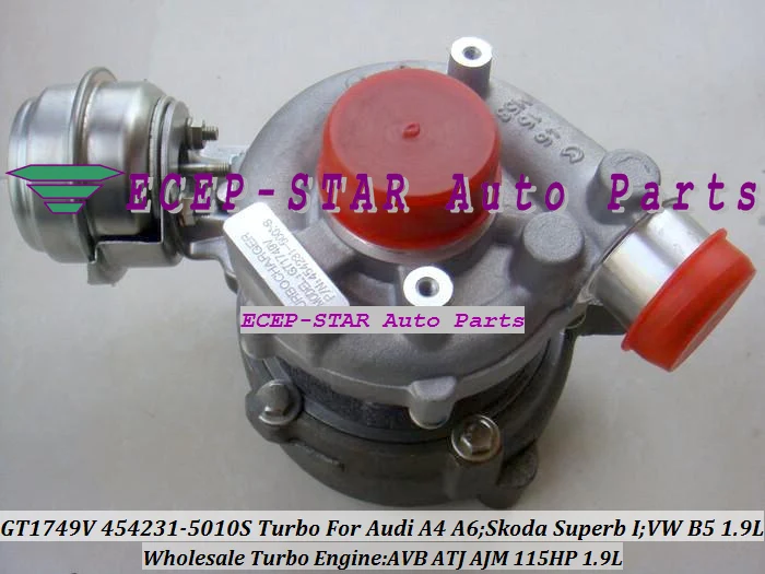 Бесплатная доставка GT1749V 454231 5010S 038145702L 028145702R турбо для Audi A4 A6 Skoda Superb I VW B5 2000 AVB ATJ AJM