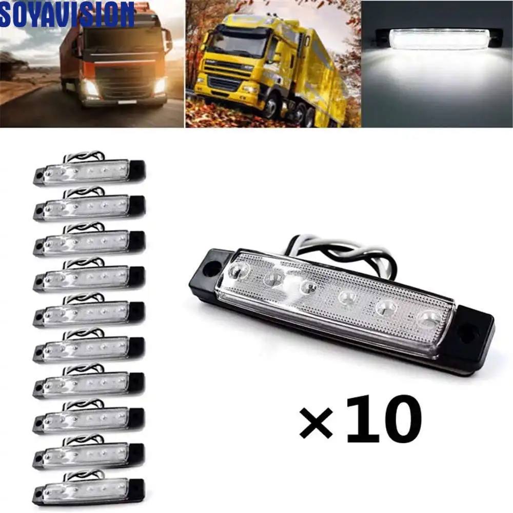 Боковые габаритные огни для прицепа светодиодный стоп сигналы задние тормозные