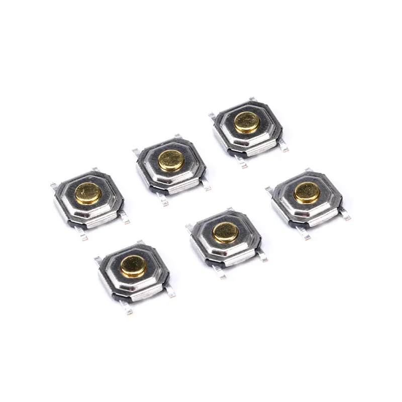 100 шт./лот SMD 4*4*1 5 мм 4x4x1.5мм тактильная тактовая кнопка Микро Переключатель
