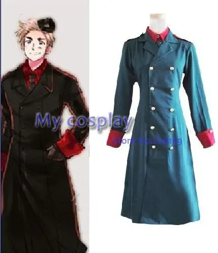 

Anime Hetalia Axis Powers Denmark Cosplay Costume For Male Cosplay High Quality For Men Clothing Men Coat