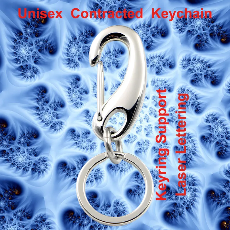 Блестящая серебряная модная подвеска на талию из нержавеющей стали 316L унисекс