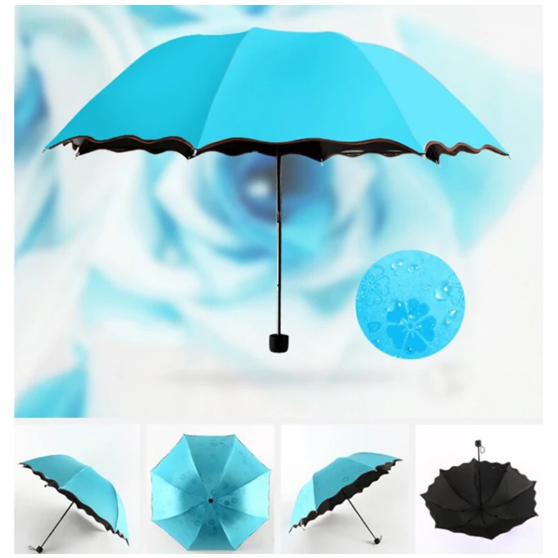 6 цветов модные солнечные зонтики для 1-2 человек ветрозащитный Parapluie Компактный Зонт от дождя для мужчин и женщин 10 к зонтик Guarda Chuva