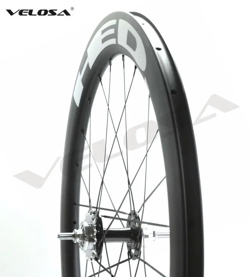 Велоза супер Спринт 60 700C трек велосипед углеродная колесная мм клинчер/трубчатый