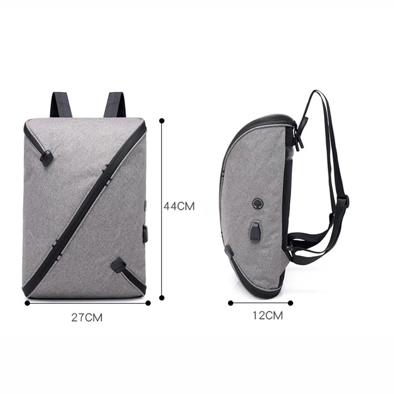ZENBEFE новые дизайнерские рюкзаки крутые для деловой сумки usb-зарядка с портом