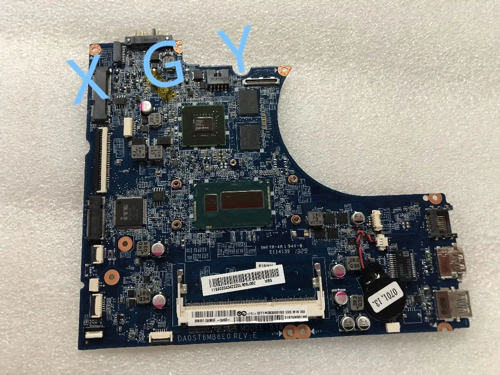 

Материнская плата для ноутбука lenovo IdeaPad Flex 15 31ST6MB01H0 DA0ST6MB6E0 SR170 I5-4200U DDR3 Материнская плата 100% протестирована ОК