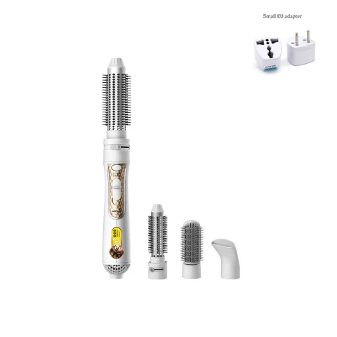 Add Small EU Adapter Xiao mi jia Wellskins 4 в 1 отрицательный ион горячий воздух mi гребень комплект щетка для горячей укладки волос фен для волос стиль волос фен сухой выпрямитель локон - Цвет: Add Small EU Adapter