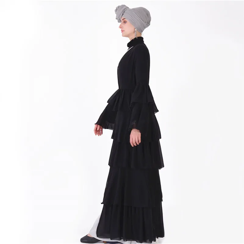 Abaya Kaftan повседневное удобное шифоновое турецкое abaya bu tang Banjul melayu кимоно стиль Макси платье Абая Быстрая