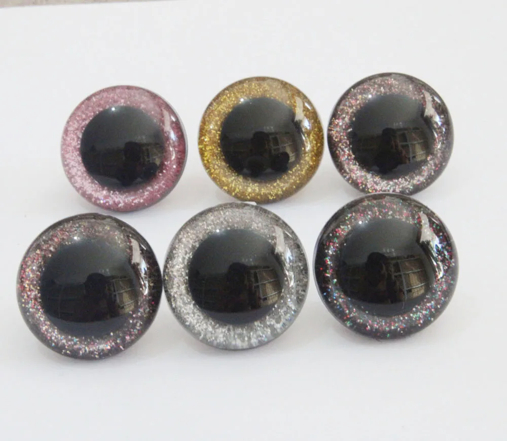 12 шт./лот 26mm-28mm-30MM-40MM круглой формы из прозрачного пластика безопасности