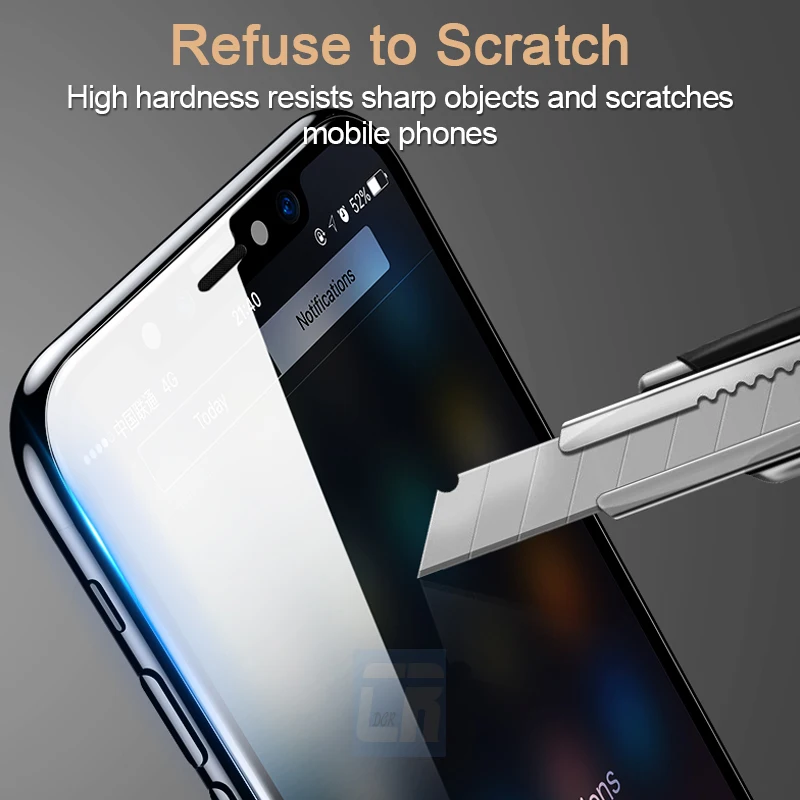 3 шт HD защитное стекло на iPhone X XS Max XR 7 закаленная пленка для 8 6 6s Plus протектор