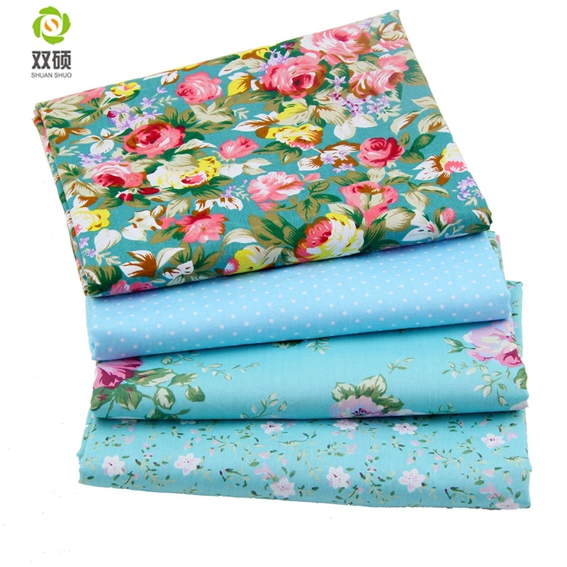 Буле Цвет лоскутное хлопка Ткань жир Quaters Тильда Лоскутное шитье S для Вышивание