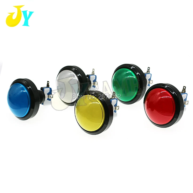 

1pcs 60mm 12V Illuminated Push button Convex Button Arcade Start Button Crane Machine Children's game machine accessories