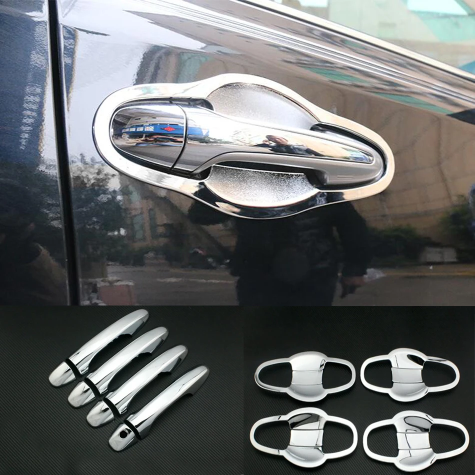 Автомобильные аксессуары DEE для TOYOTA RAV4 2014 хромированные зеркальные дверные ручки