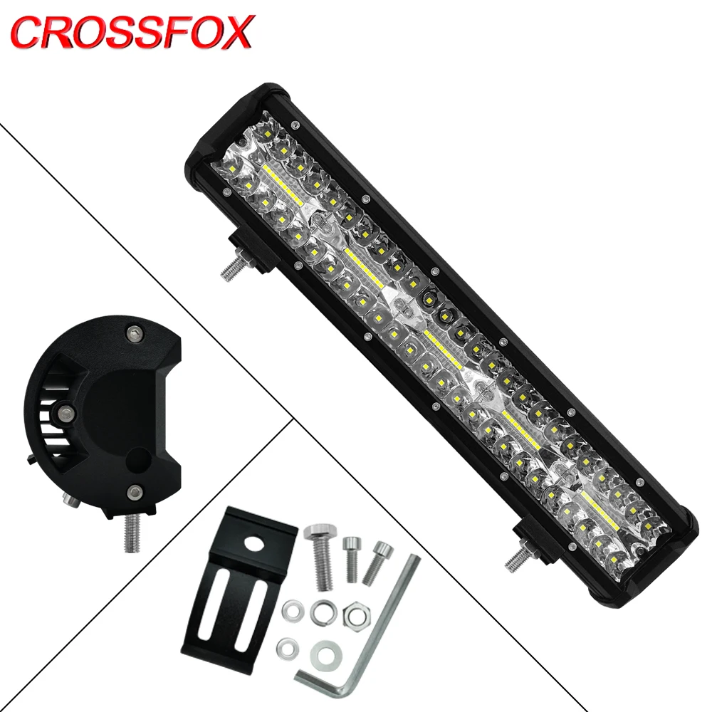 CROSSFOX 300 Вт 6000 К 1 шт. рабочий светильник для джипа грузовика внедорожника Тойота Tacoma строительная техника лодка автобус авто противотуманная фара