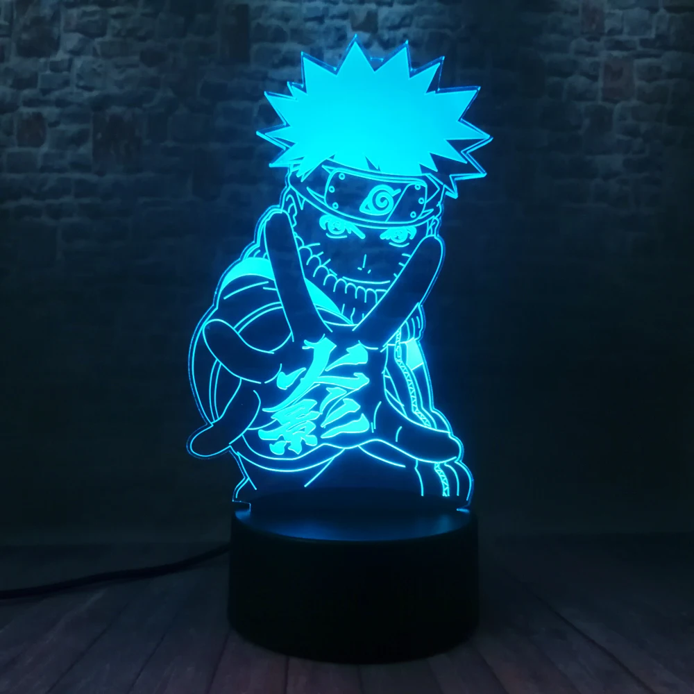 Ночной светильник Наруто из японского аниме для взрослых 2019 7 цветов|Ночники| |