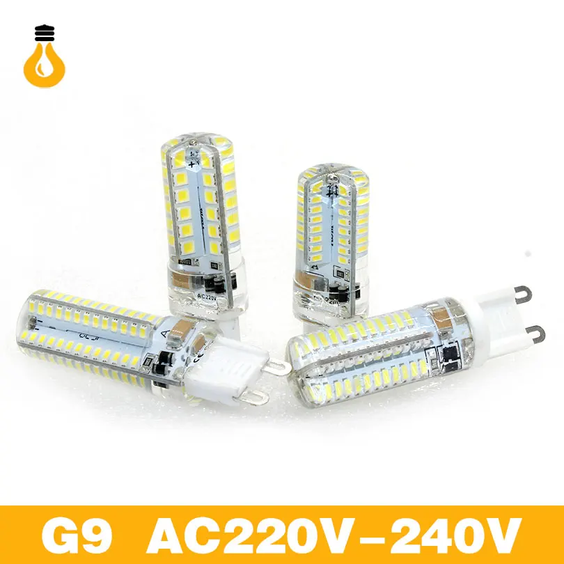 2017 Самая низкая цена светодиодная лампа G9 G4 Светодиодная AC 220V 3W 7W 9W 12W SMD 2835 3014 360