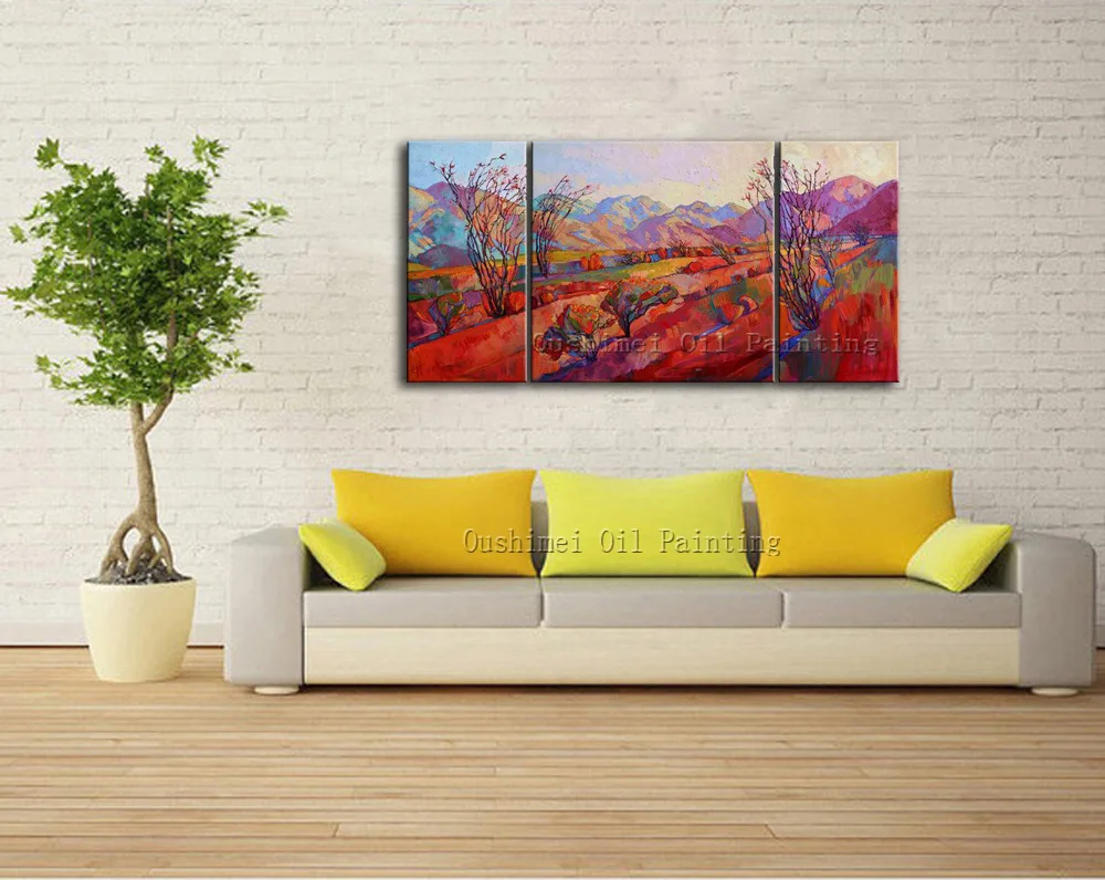 Оптовая цена поставка высокое качество абстрактная масляная живопись пустыни на