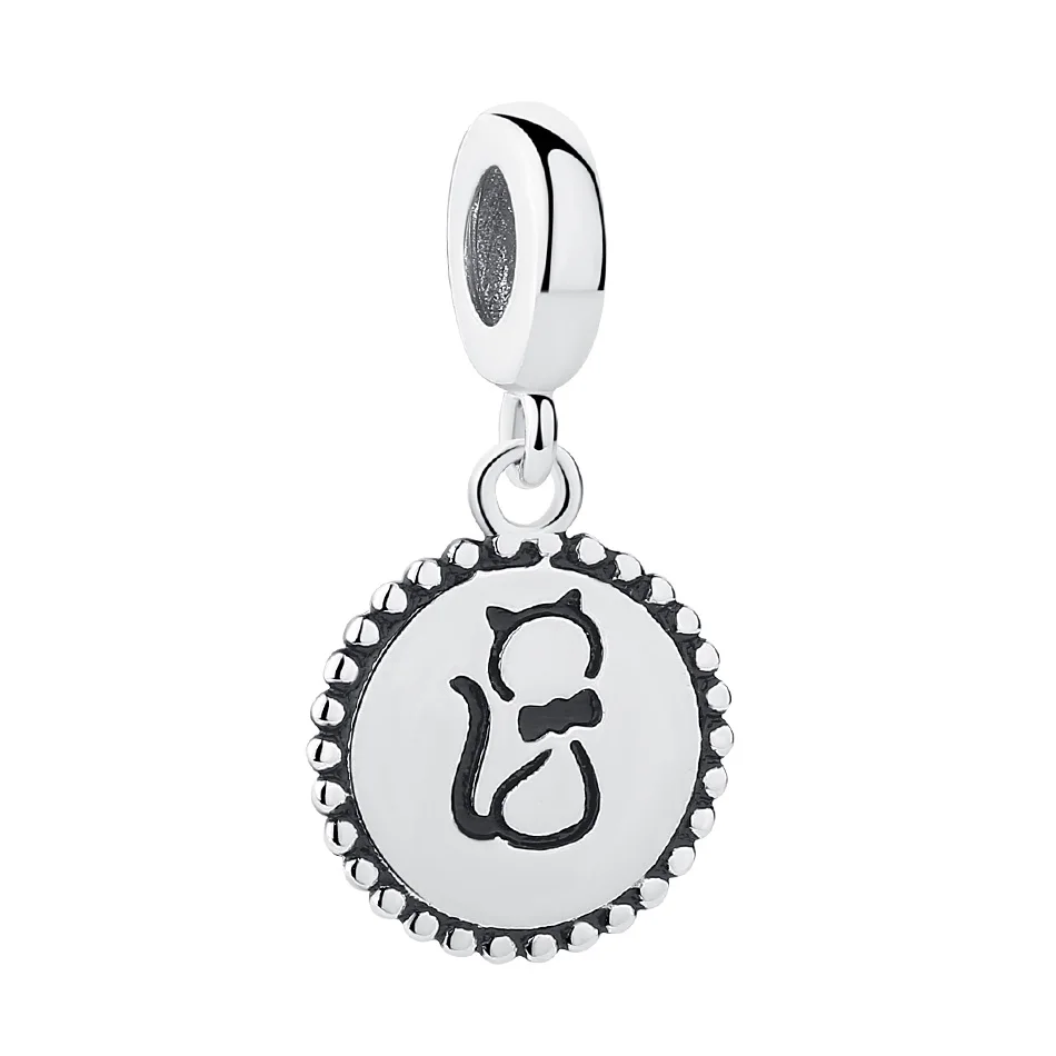 ELESHE, браслет Pandora, подвески, 925 пробы, серебро, Минни, счастливый глаз, сердце, бусины, прозрачный CZ, подвески, сделай сам, ювелирное изделие - Цвет: PY1786