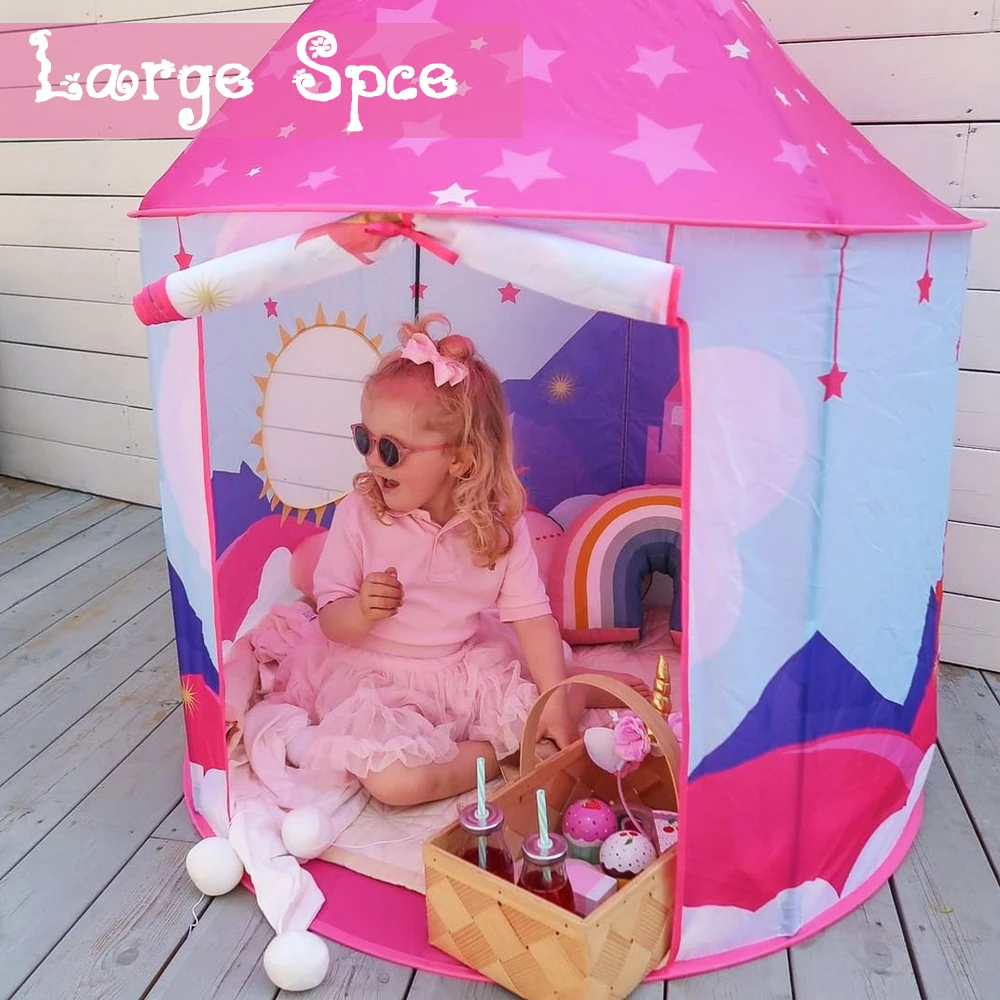 Чудо космический игровой тент принцессы единорога сказочный Единорог