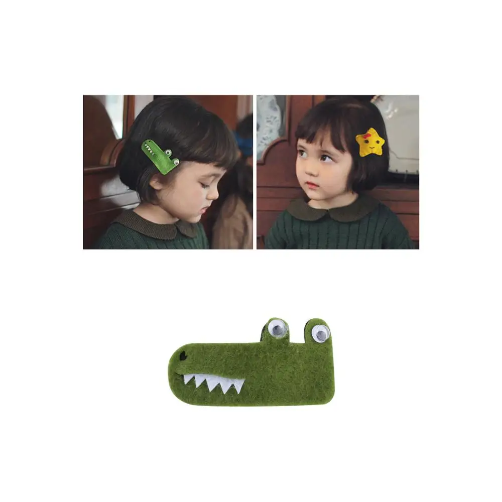 10 шт./упаковка маленькие милые заколки для волос с изображением животных из