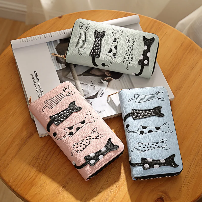 

wallet women New Fashion Women's Wallets PU Animal Pattern Casual Lady Coin Purse Handbags Money Bags Wallet Mujer Bolsas