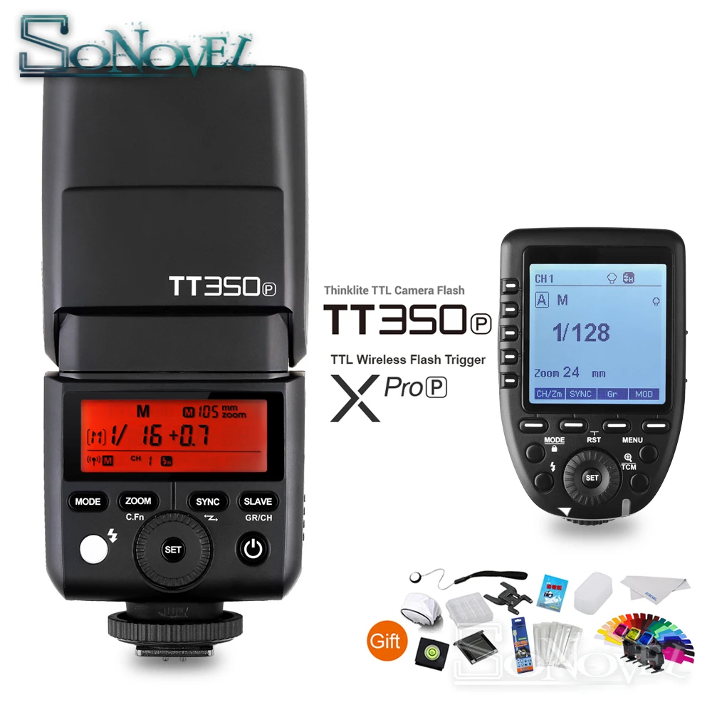 Беспроводная вспышка GODOX Mini TT350P TT350 TTL HSS 2 4 ГГц XPro P триггер для Pentax 645Z K 3II KP 1 K70 IIs