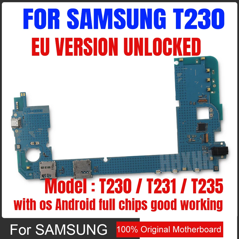 Оригинальная материнская плата для samsung Galaxy Tab 4 T230 T231 T235 wifi 3g 4G разблокированная материнская плата Android логическая плата протестированная хорошая пластина