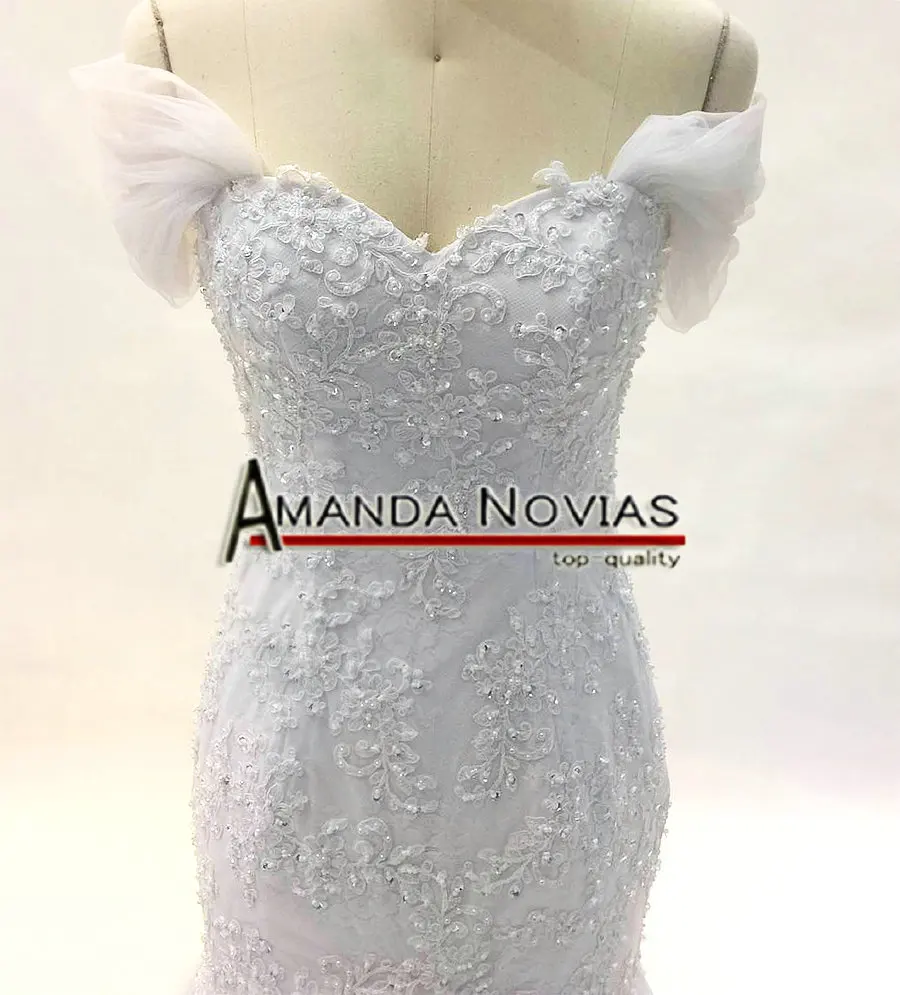 Новинка 2019 модное кружевное свадебное платье Русалка Amanda Novias|Свадебные платья| |
