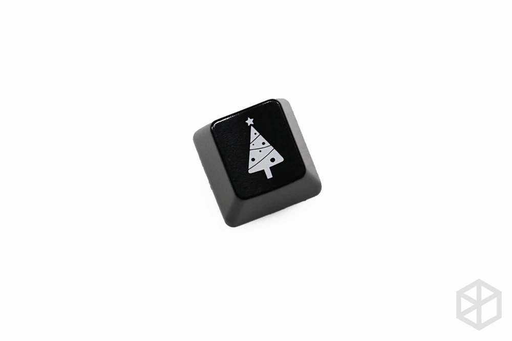 Новинка блестящая клавиатура keycap ABS блестящая Рождественская елка Рождественский Санта Клаус черный красный enter r4 r1 esc - Цвет: Black ESC XMAS Tree