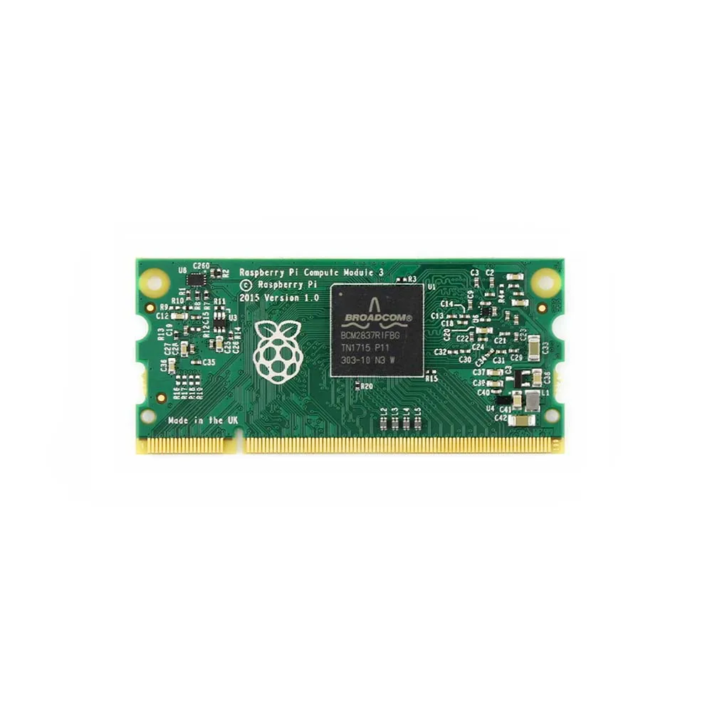 Компьютерный модуль Raspberry Pi 3 содержит кишки для 4 ГБ eMMC Flash 1 2 ГГц четырехъядерный