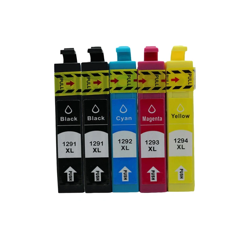 10PK Совместимость T1291 T1295 T 1291 патрон чернил для принтера EPSON 129XL 12XL стилус SX235W SX425W SX420W SX438W SX525WD SX535WD принтер