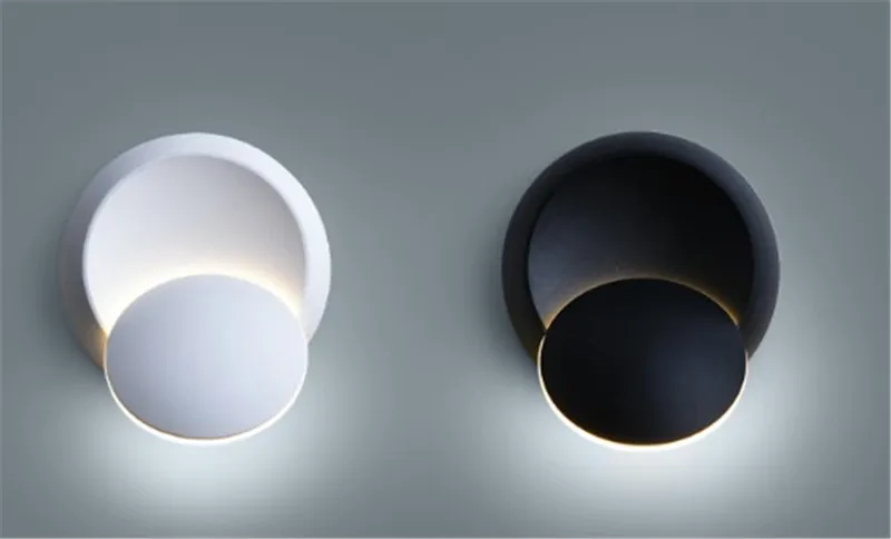 Современная светодиодная настенная лампа вращающийся на 360 градусов