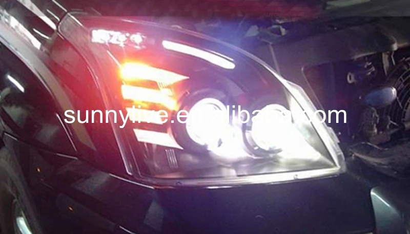 Светильник РА для TOYOTA FJ120 LC120 Prado 2700/4000 2003-2009 светодиодный ная фара с черным