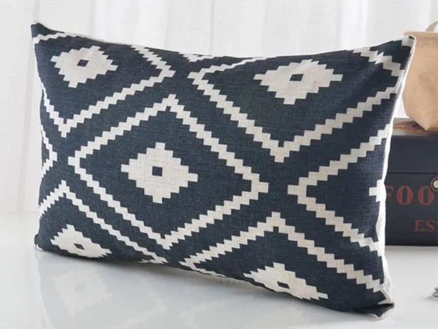 Бесплатная доставка! Модная Подушка с геометрическим рисунком/Чехол almofadas 45x45 53x53