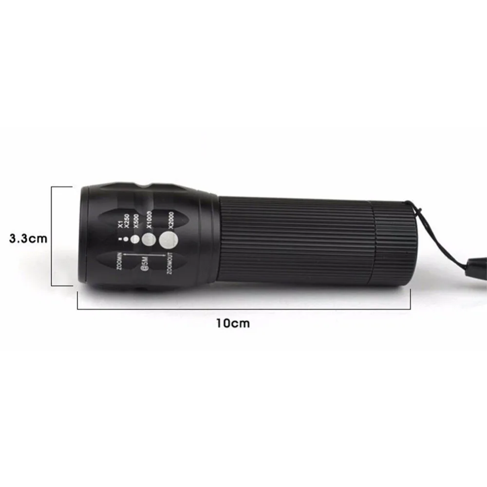 CASTNOO Q5 светодиодный светильник вспышка для велосипеда 2000 лм фонарь лампа 3 режима