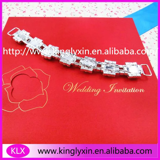 Горячая Продажа! 100 шт./лот Пять Квадратных бусины Rhinestone разъемы для