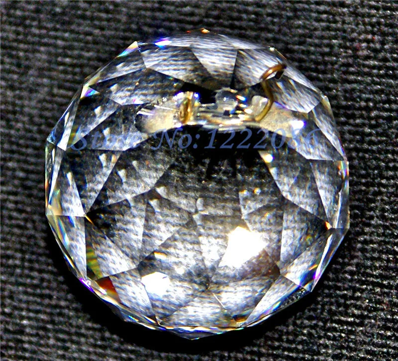 40 мм AAA хрустальная люстра прозрачные многогранные шарики Призма Suncatcher фэн шуй