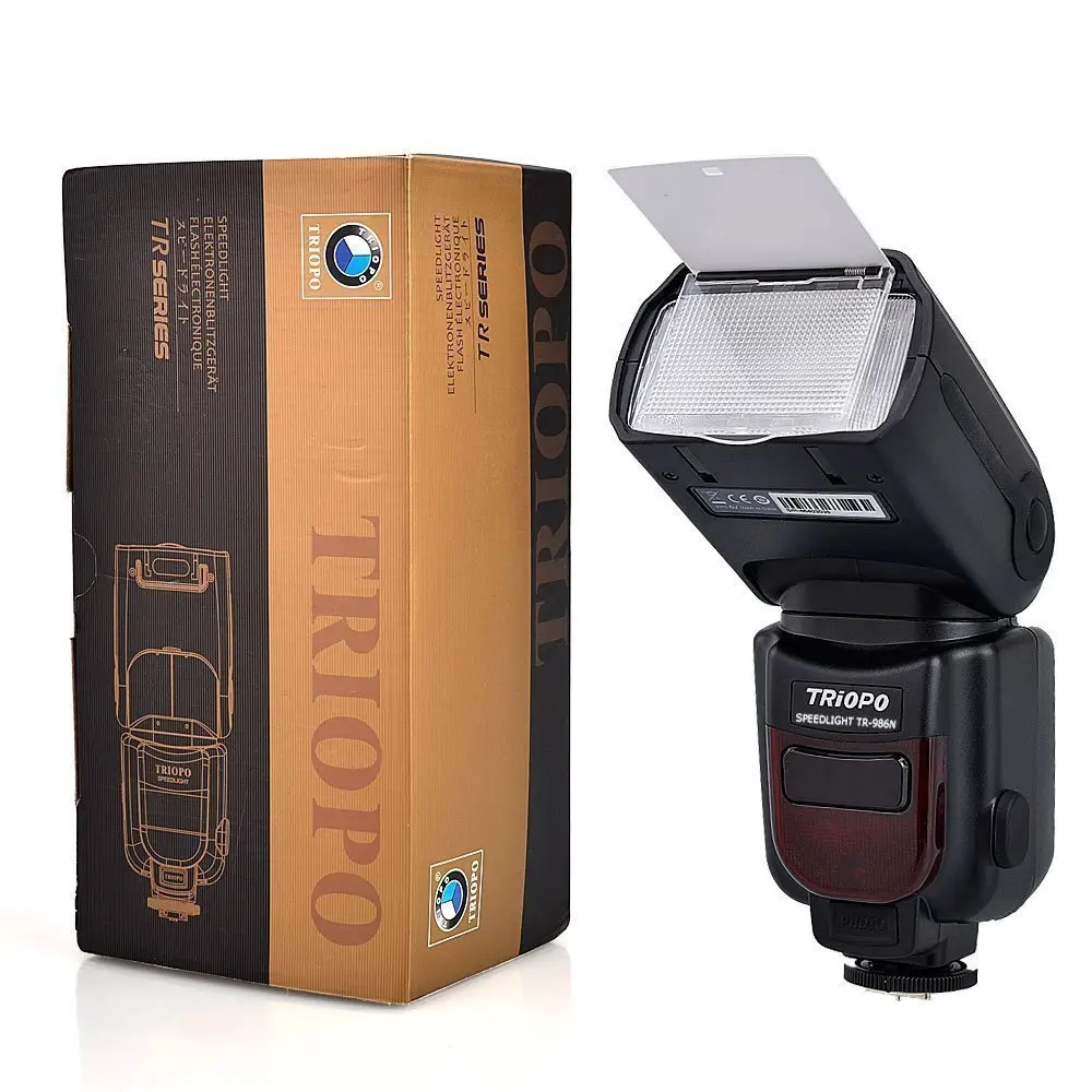 TRIOPO TR 985C Цвет ЖК дисплей e ttl 1/8000 HSS Беспроводной вспышка светильник Speedlite для Canon 7D