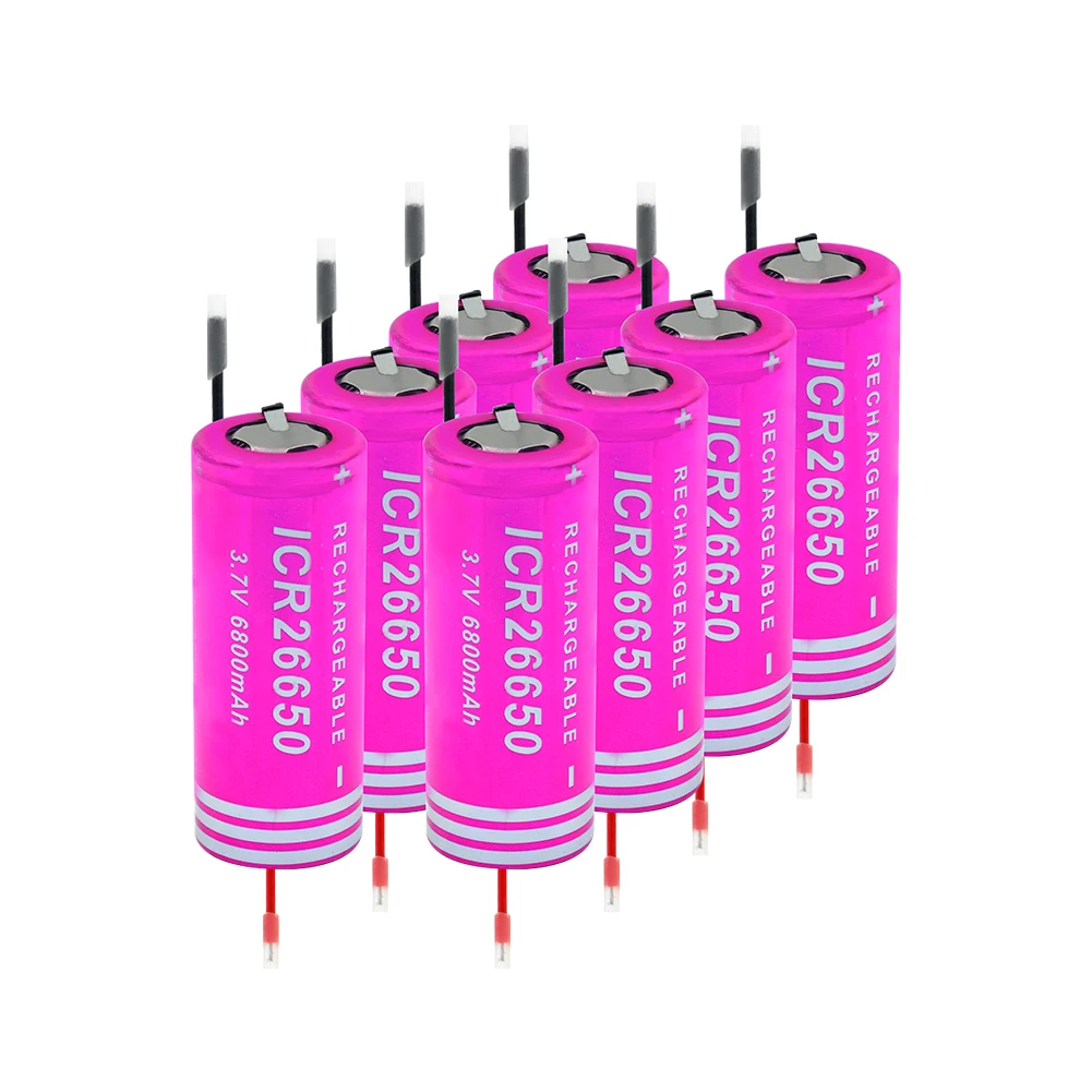 Высокая дренажная 6/8/10 шт 3 7 v 6800mah литий ионная батарея 20a 26650 литиевая