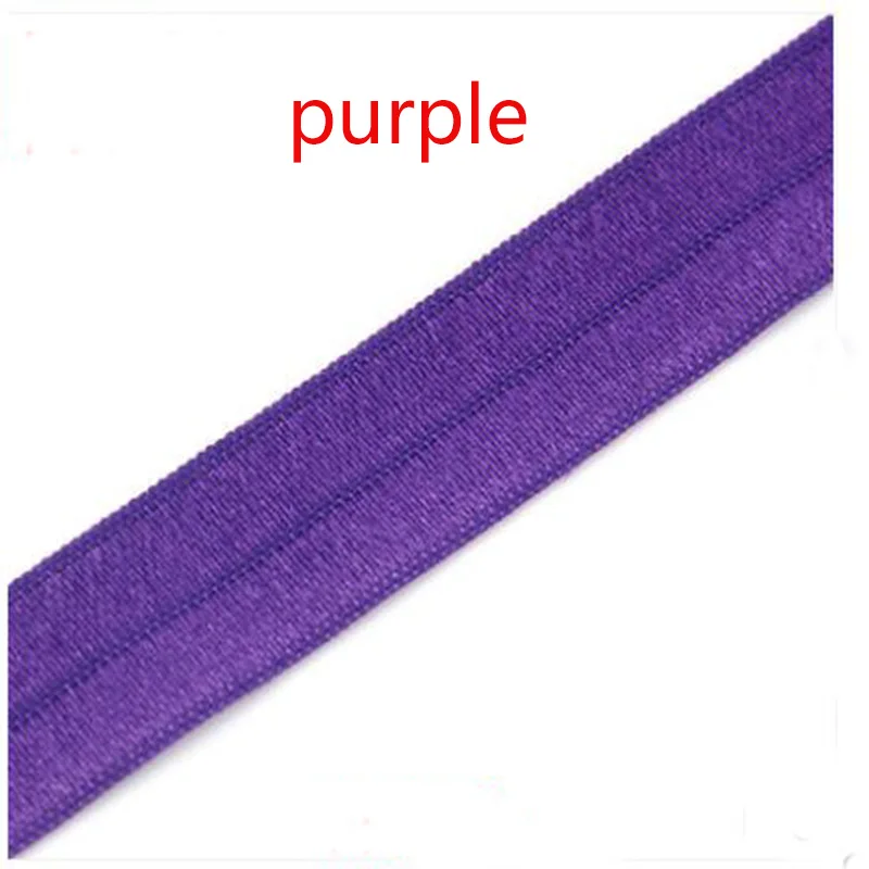 purple 1,5 см широкий эластичный кант Пояс Нижнее белье лента нижнее белье, эластичная лента ткань окантовка полоса спортивная лента для нижнего белья 100 см/лот - Цвет: purple