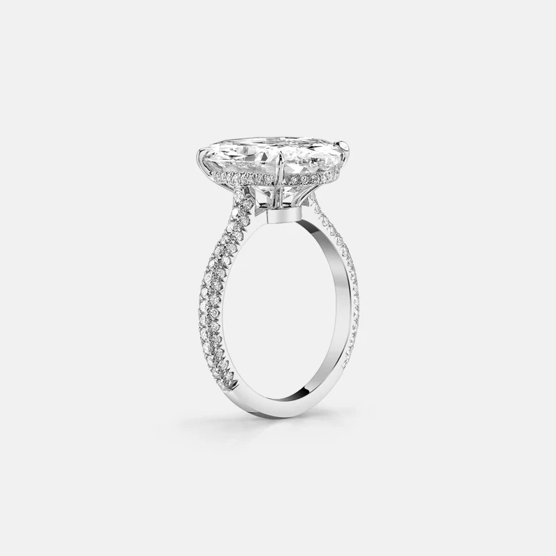 QYI, классические обручальные кольца, 925 пробы, серебро, 3 карата, овальная огранка, Sona, имитация бриллианта, женские свадебные ювелирные кольца, подарки