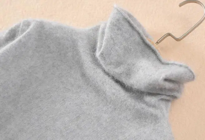 Свитер кашемировый Женский с воротником-хомутом под заказ KSR191 | Женская одежда