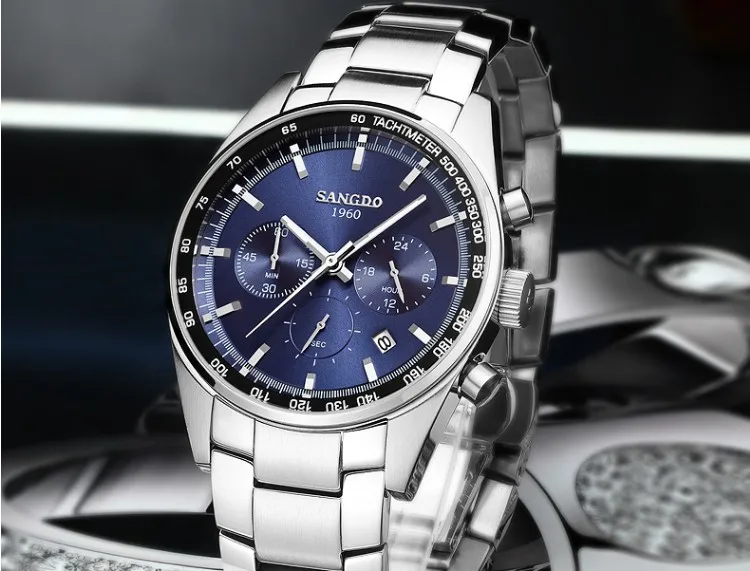 Мужские кварцевые часы с хронографом 42 мм|watch f|watch fashionwatch high quality |