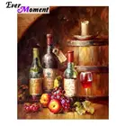 Алмазная живопись, вышивка крестиком, старинный винный погреб, виноград, квадратная смола, Алмазная дрель для украшения столовой ASF777