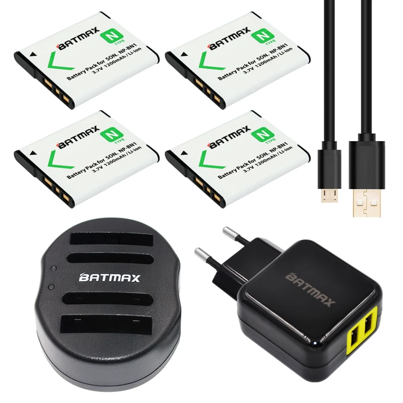 4 шт. NP-BN1 np bn1 Батарея + USB двойной Зарядное устройство для SONY DSC TX9 T99 WX5 TX7 TX5 W390 w380 w350