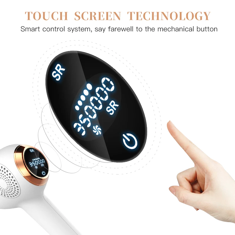 Lescolton IPL эпилятор, постоянное лазерное удаление волос, ЖК-дисплей, 350000 импульсов, лазерный триммер для бикини, фотоэпилятор