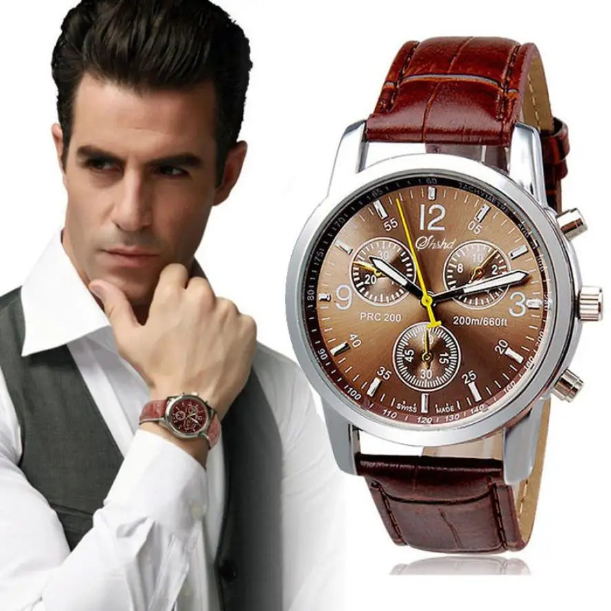 

Men Watches Megir Fashion Leather Strap Analog Sport Watch Reloj 2018 Luxury Top Brand Bracelet Watches Wrist 18Jul17