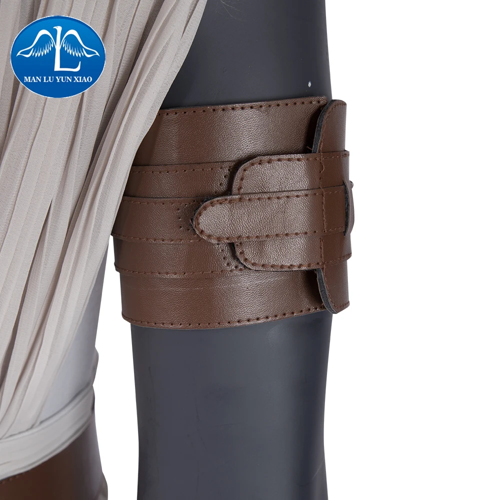 Rey Costume Star Wars 9 The Rise of Skywalker Cosplay Halloween Adult Superhero Jedi Rey Outfit Cosplay Boots Women Pants
