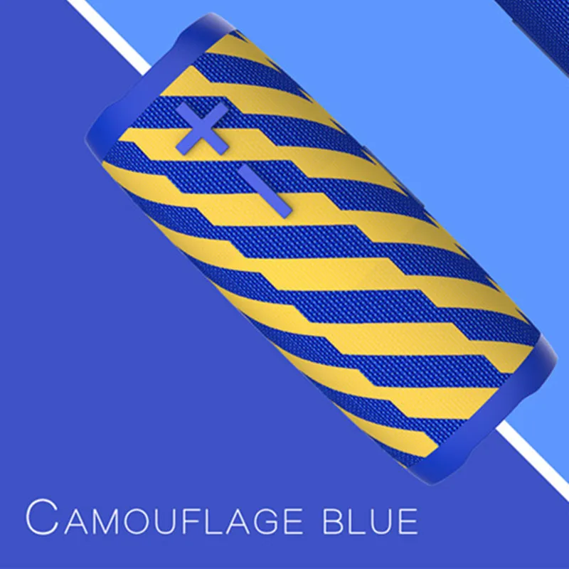 camouflage blue HOPESTAR P10 Портативный беспроводной Bluetooth 4,2 динамик поддержка USB мощность Bnak TF fm-радио открытый 3D стерео динамик s Музыкальная Коробка - Цвет: camouflage blue